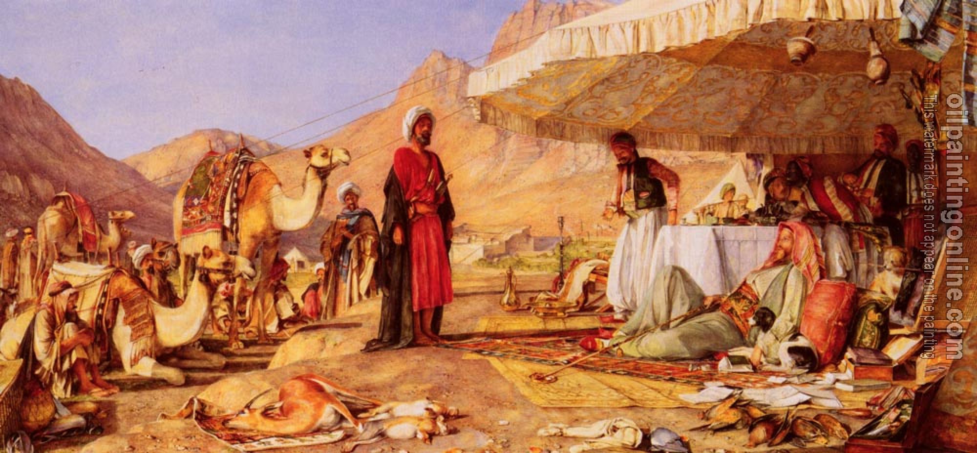 Lewis, John Frederick - A Frank Encampment In The Desert Of Mount Sinai